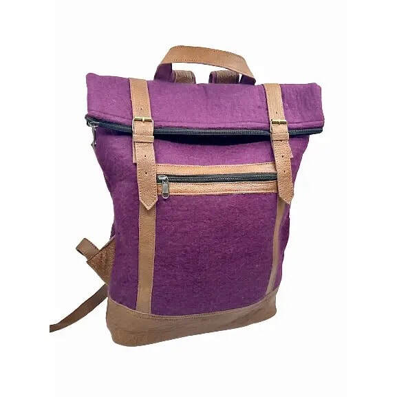Wool felt backpack 2025